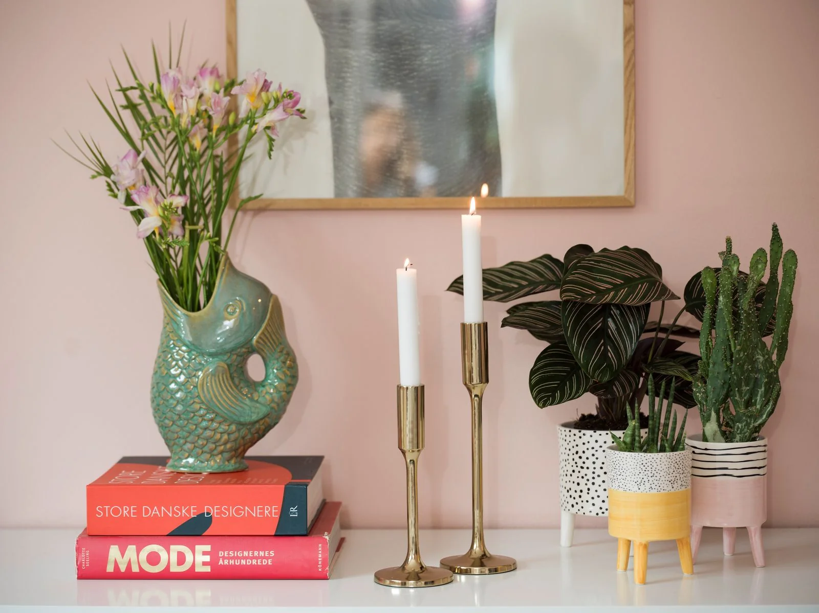 Bahne Ceramic Flower Pot Rose - Image 4