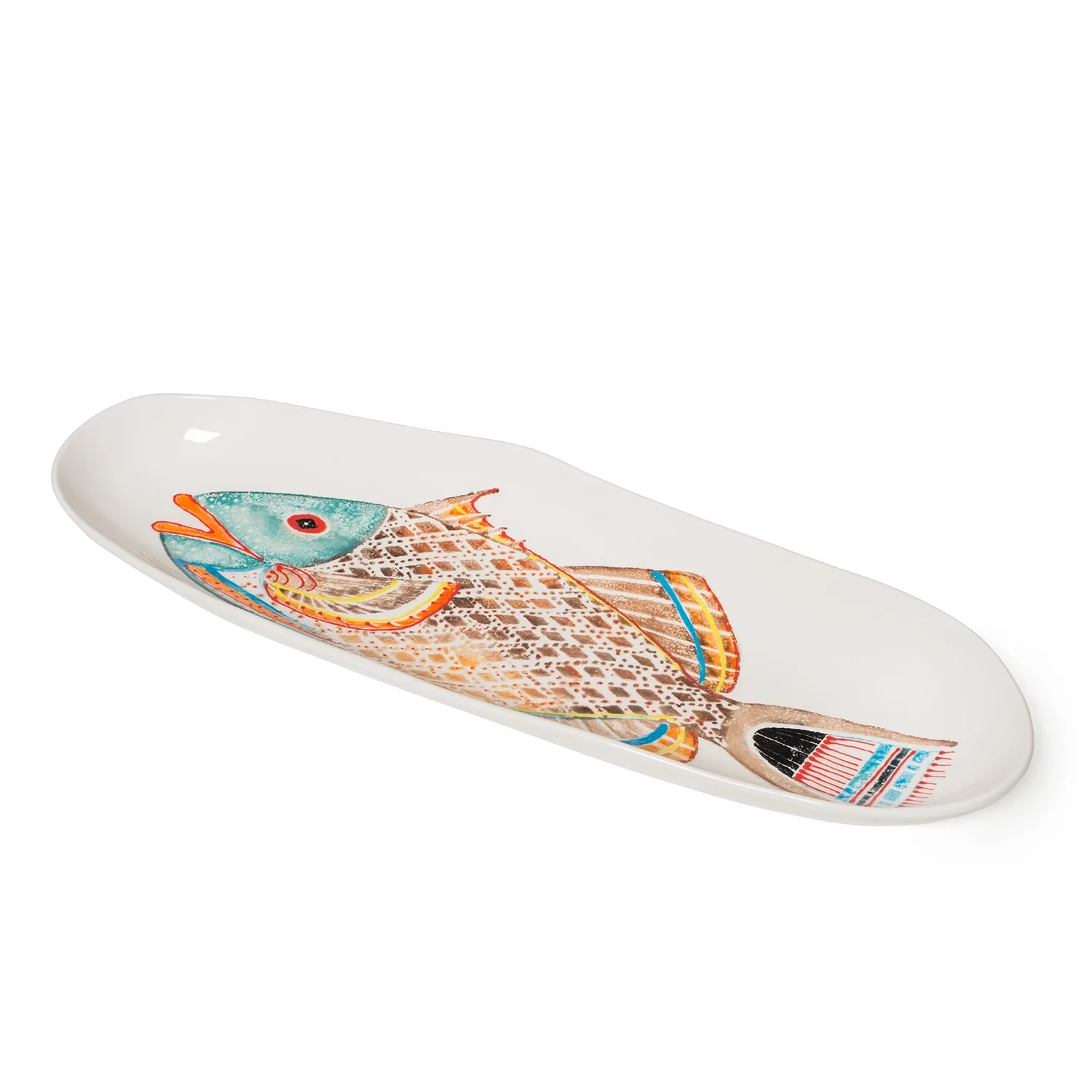 Bliss Home Fantastical Fish Long Oval Shallow Serving Platter - Image 2