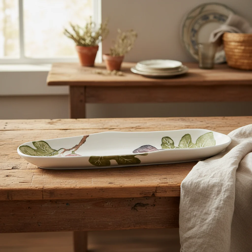 Bliss Home Fig Oval Shallow Platter - Image 3