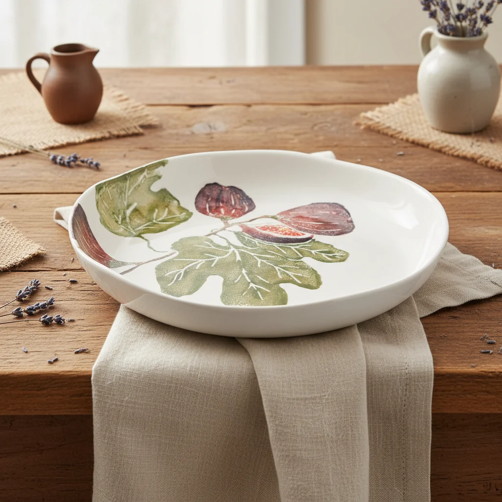 Bliss Home Fig Round Shallow Serving Dish - Image 4