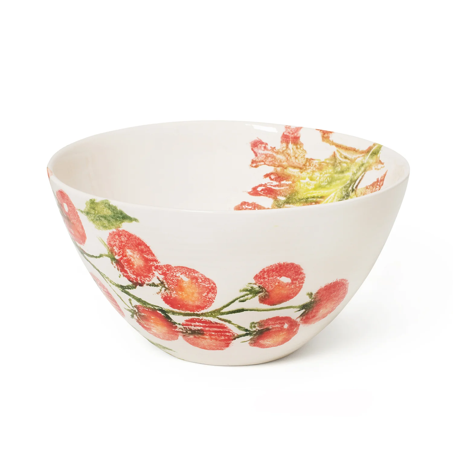 Bliss Home Large Salad Bowl, Vine Tomatoes - Image 2