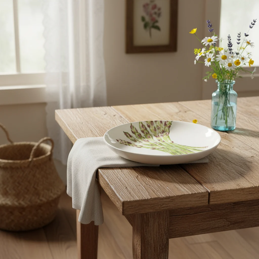 Bliss Home Supper Bowl, Asparagus - Image 3