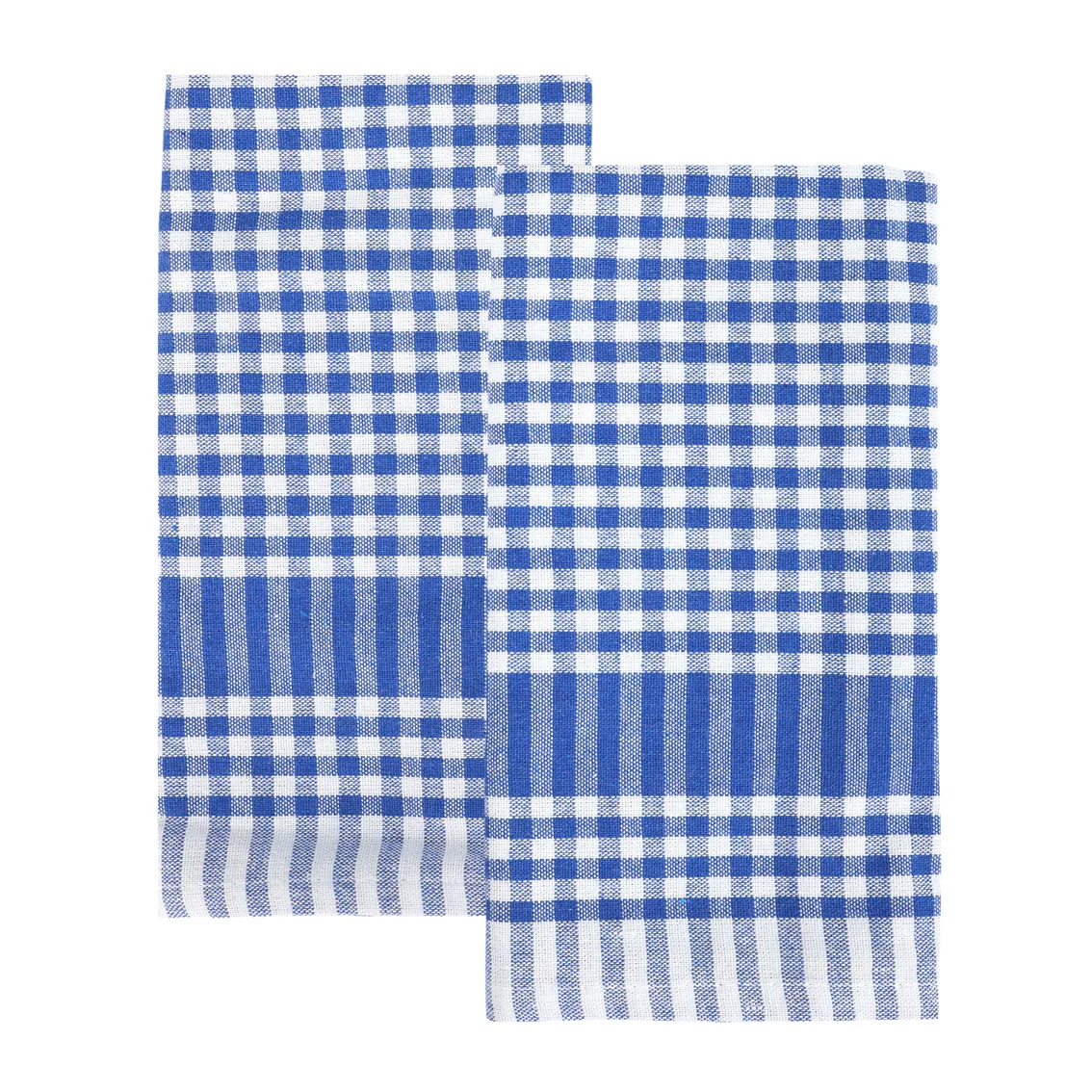 Bon Appetit Cotton Gingham Tea Towels, Blue (Set Of 2) - Image 2