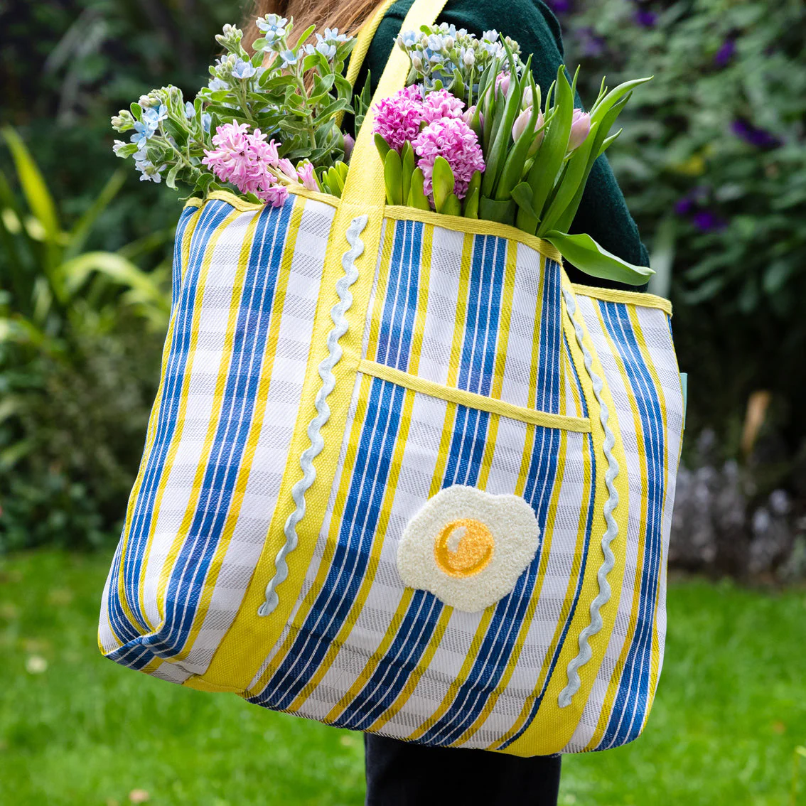 Bon Appetit  Egg Tote Bag (Recycled Plastic) - Image 4