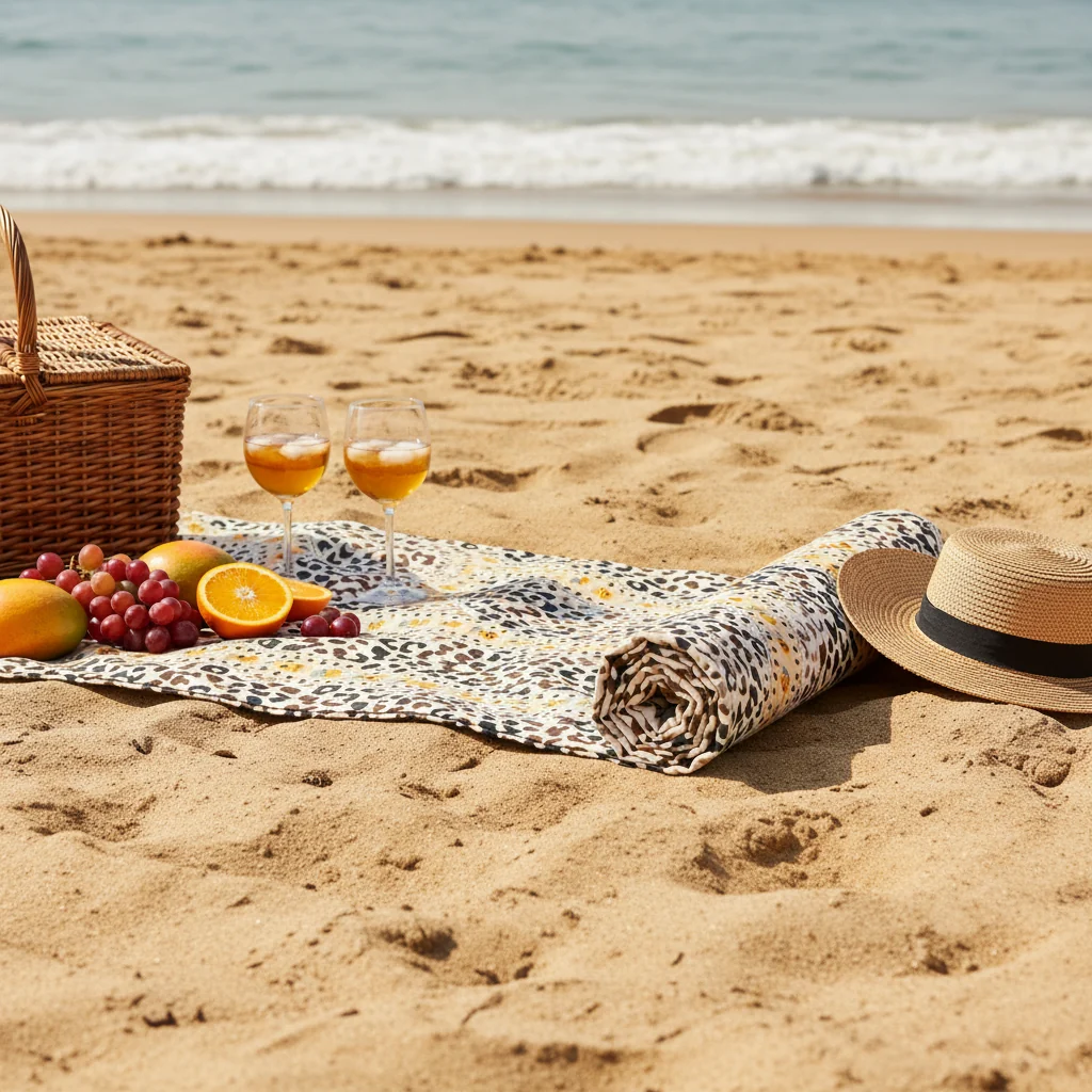 Cath Kidston leopard  Picnic Blanket - Image 3