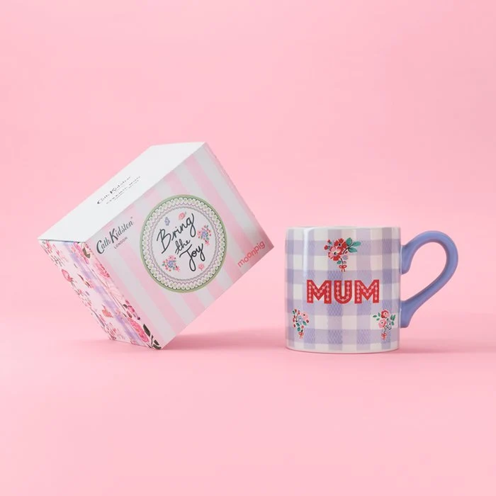 Cath Kidston Gingham Mum Shortie Mug - Image 3