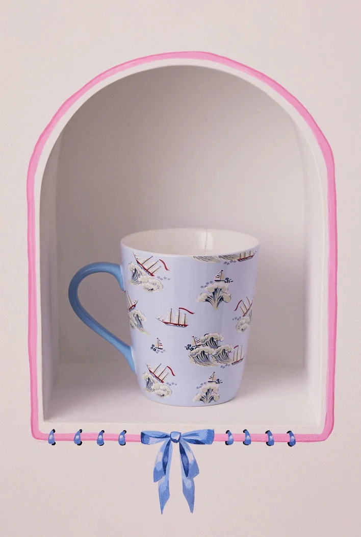 Cath Kidston Stanley Mug, Boats - Image 3