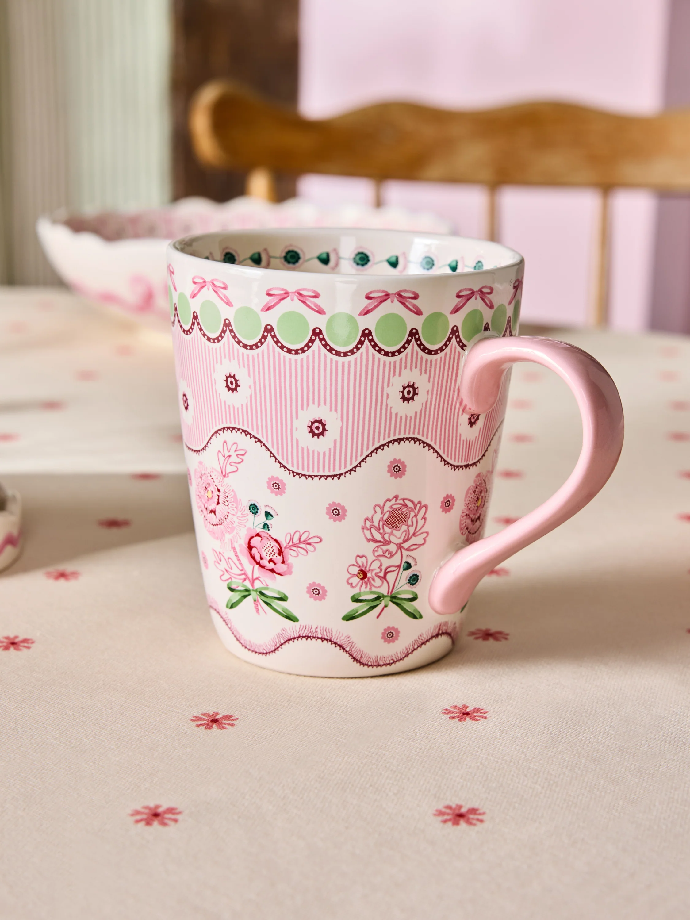 Cath Kidston Stanley Mug, Spitalfields Silk - Image 4