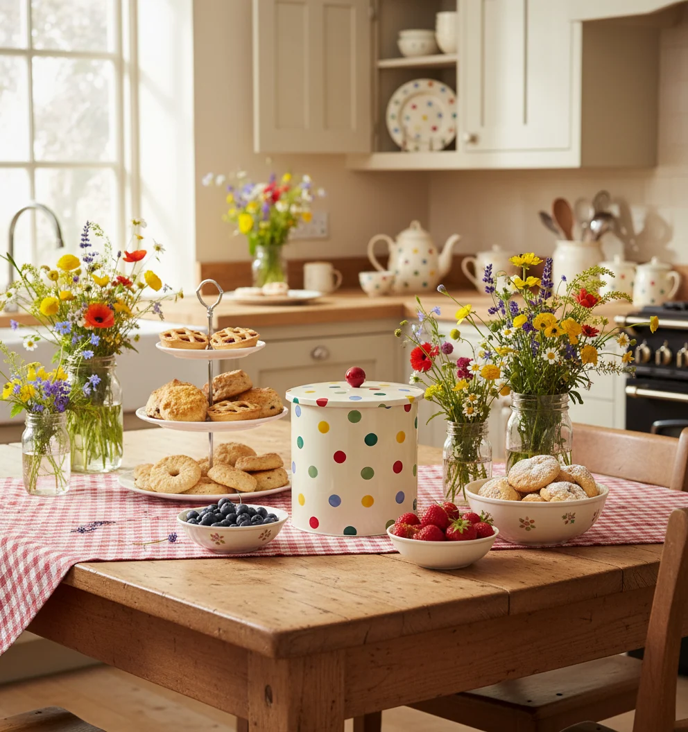 Emma Bridgewater Biscuit Barrel, Polka Dots - Image 2