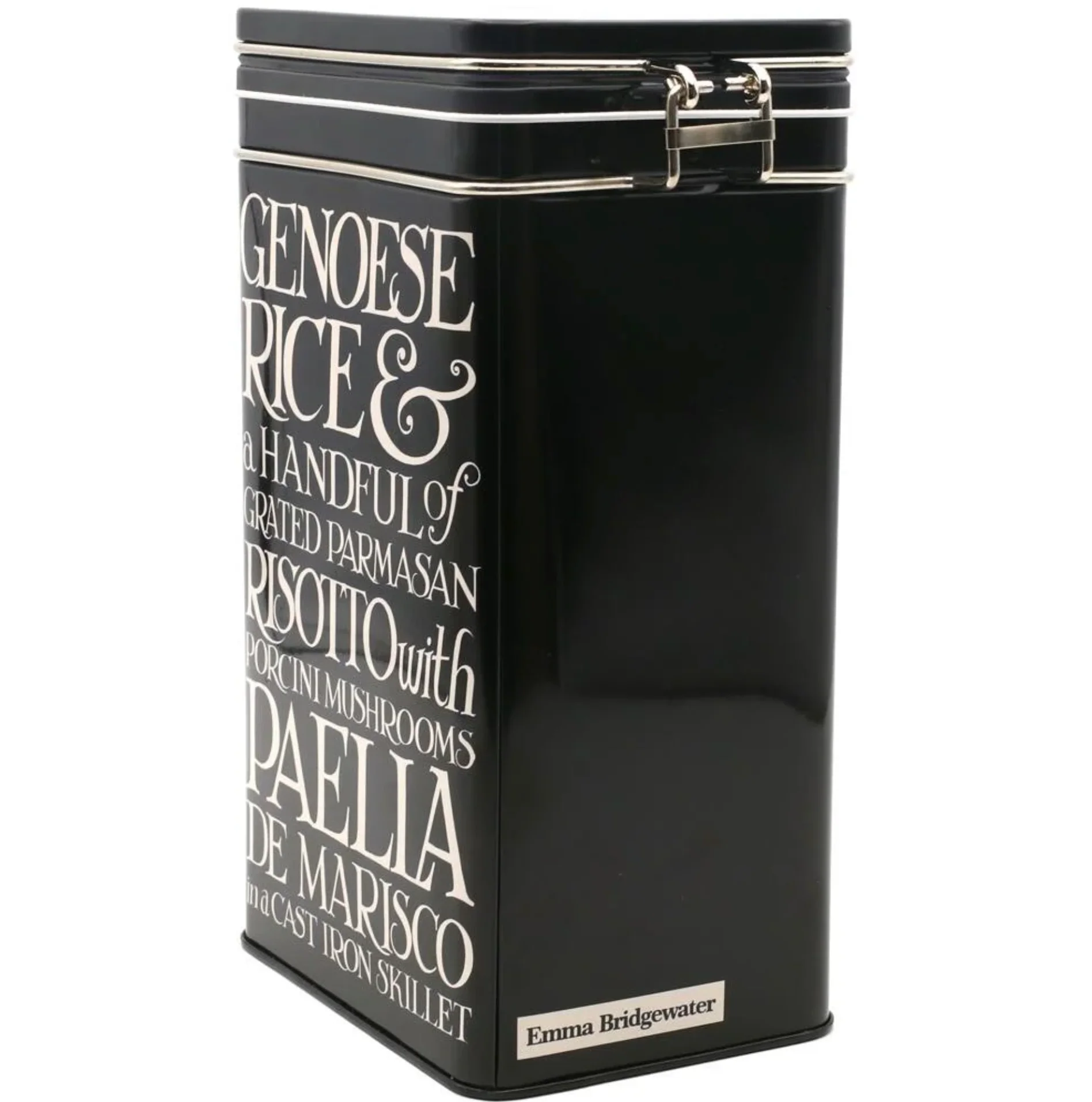 Emma Bridgewater Black Toast Rectangular Clip Lid Caddy, Black (Medium) - Image 3