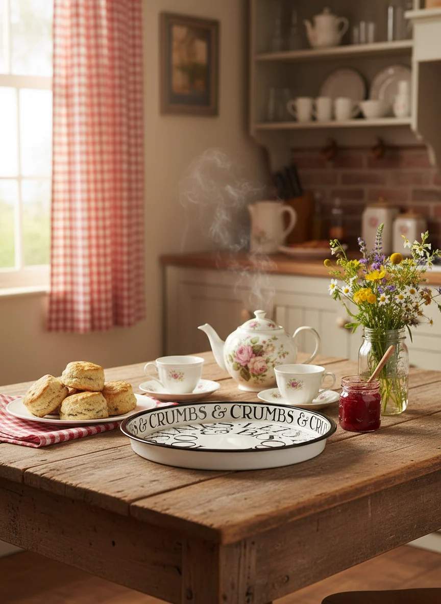 Emma Bridgewater Deep-Well Mini Serving Tray, Black Toast - Image 4