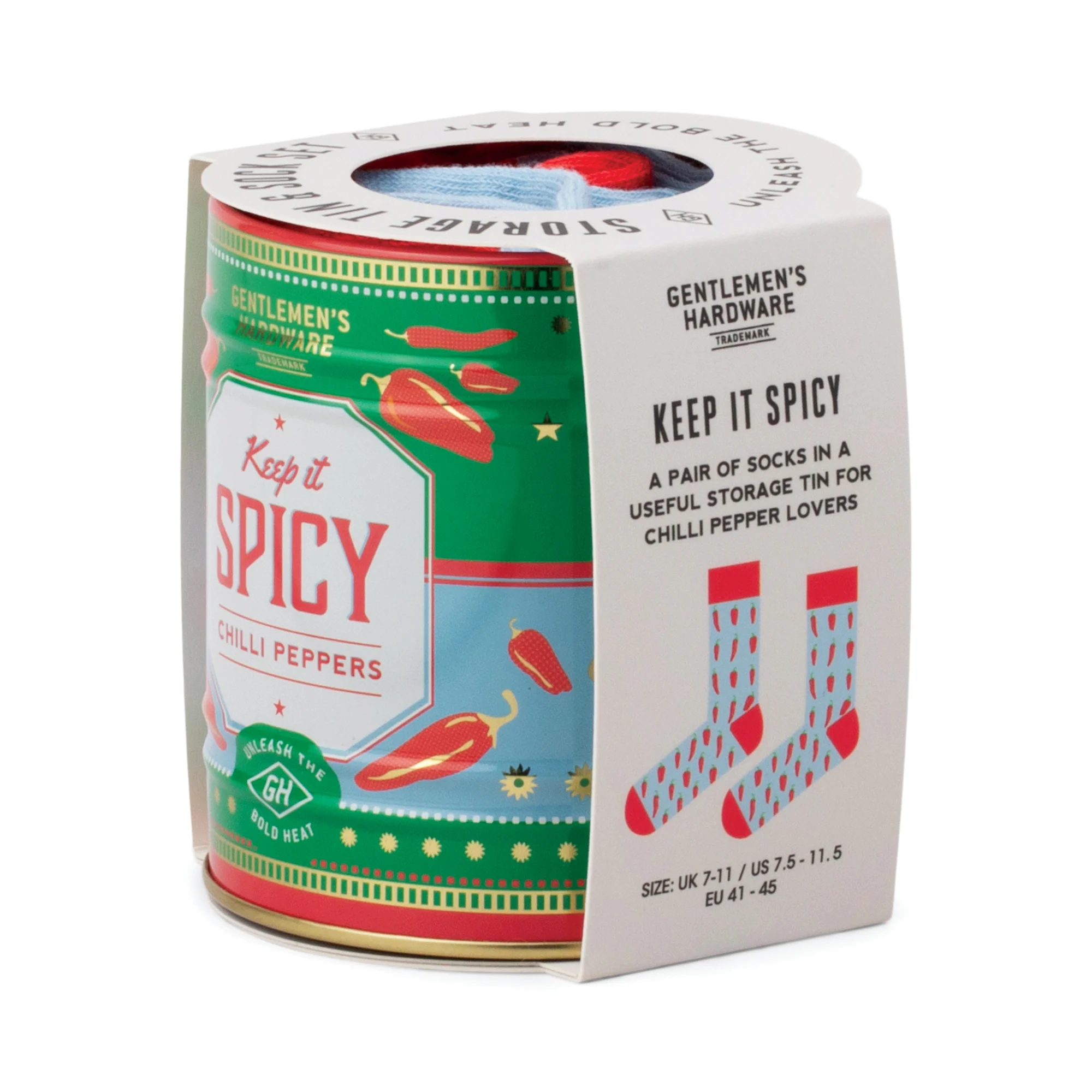 Gentlemens Hardware Socks In A Can, Chillies - Image 3
