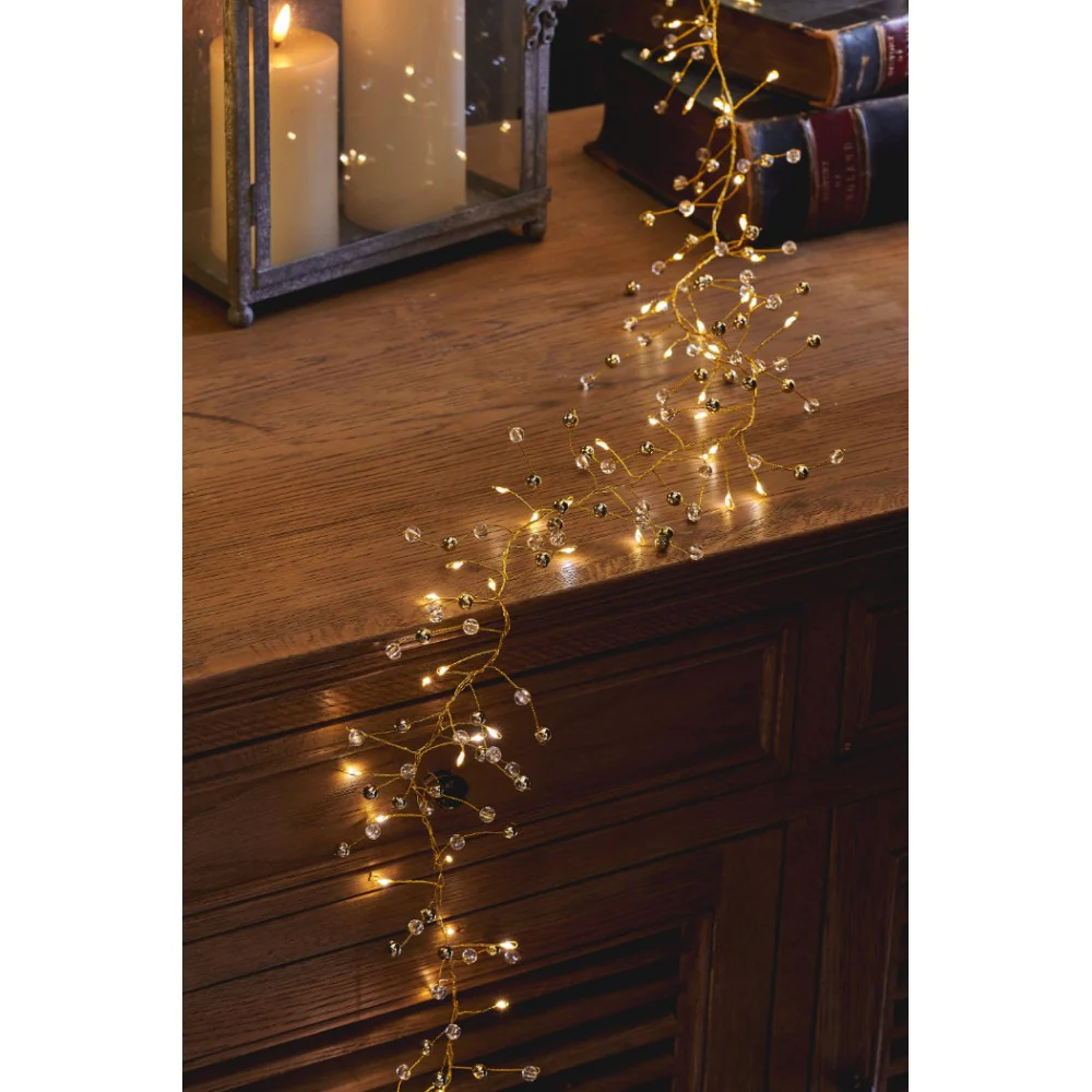 Golden Glow LED Fairy Lights (Battery Powered) - Image 3