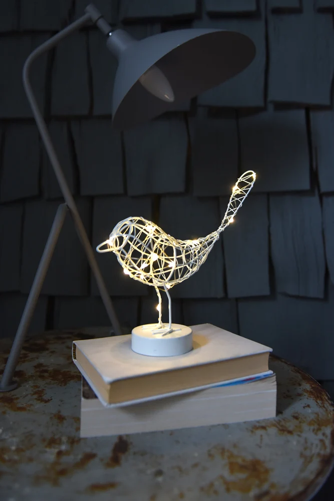LED Table Top Robin Fairy Light (Battery Operated) - Image 10