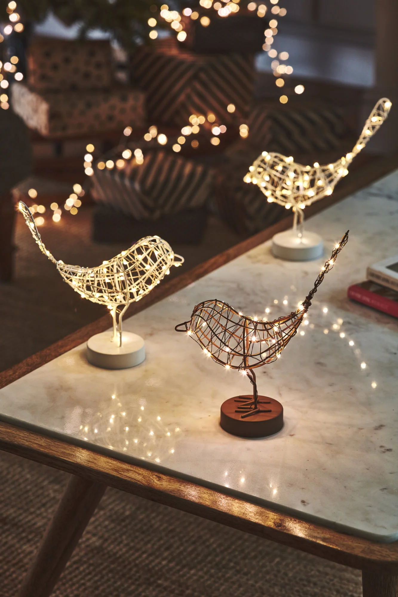 LED Table Top Robin Fairy Light (Battery Operated) - Image 12