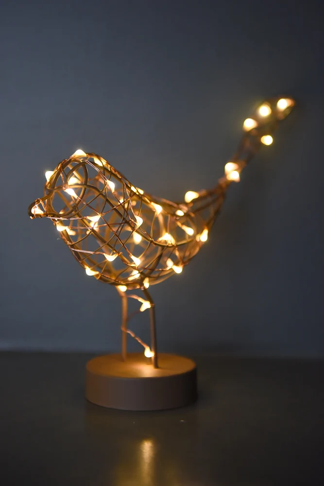 LED Table Top Robin Fairy Light (Battery Operated) - Image 6