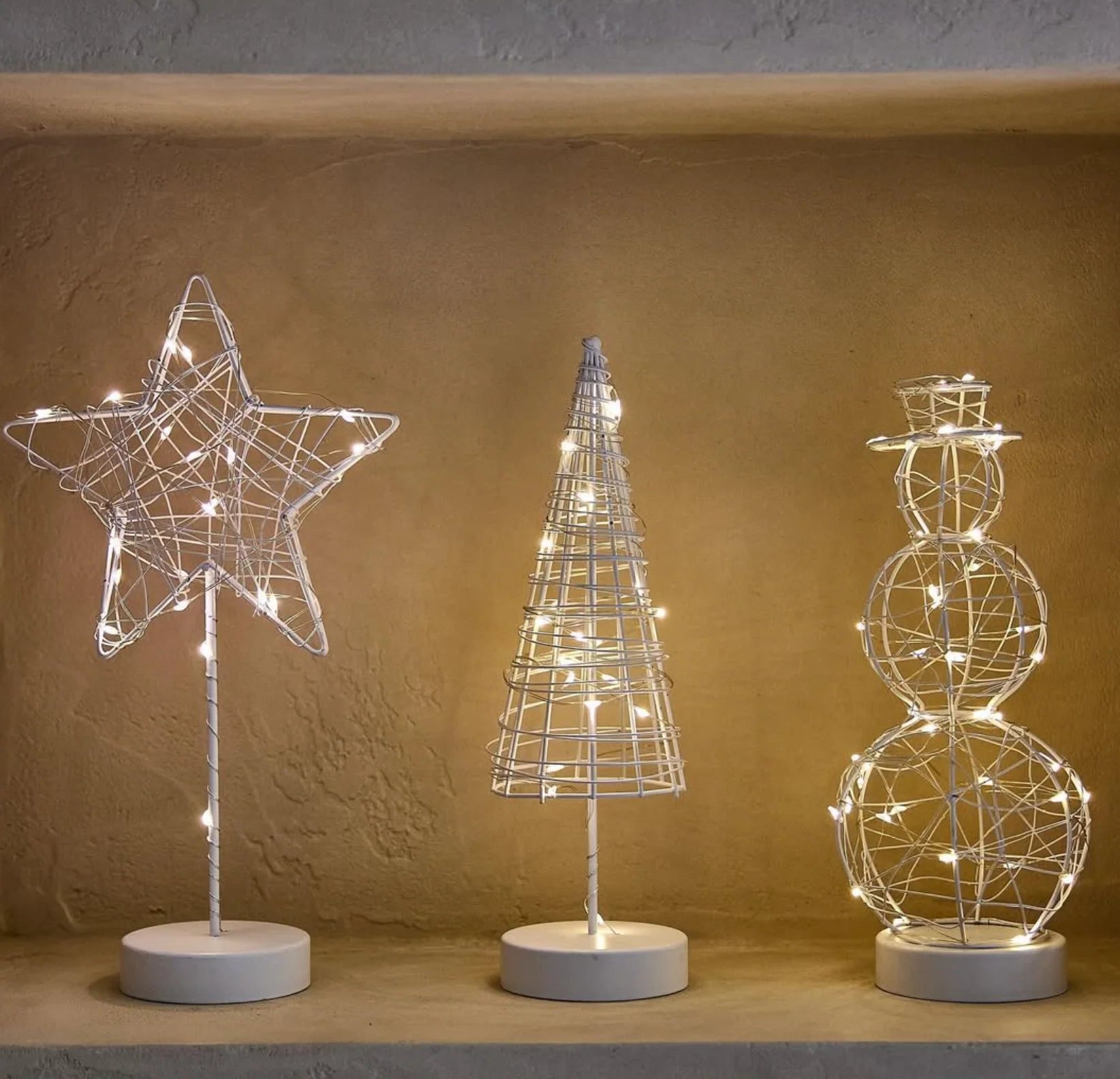 LED Table Tree, White - Image 6