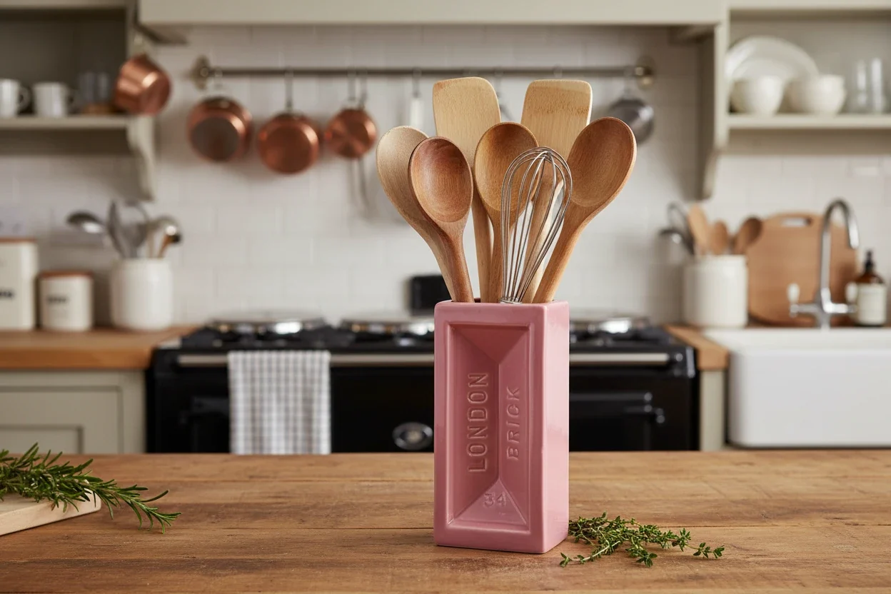 London Brick Vase, Pink - Image 3