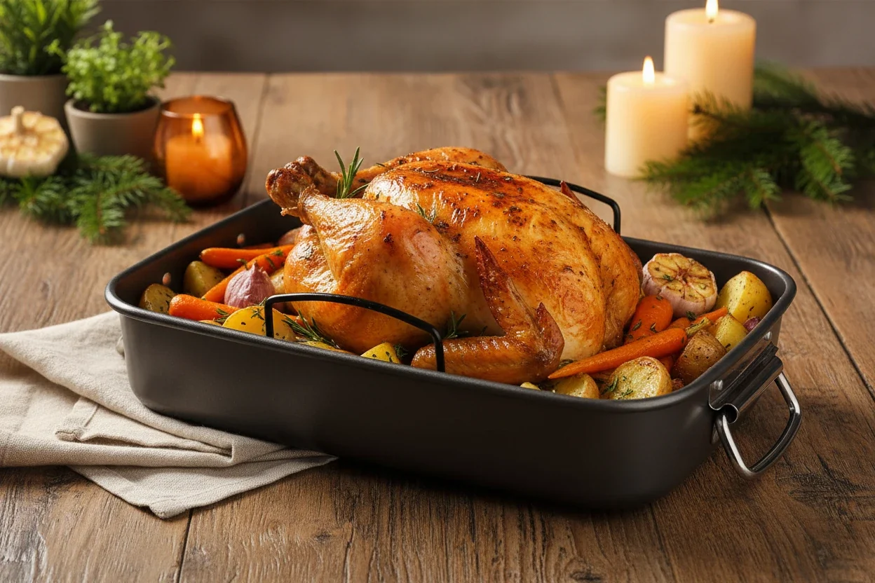 Luxe Kitchen Roasting Pan & Rack 40 CM - Image 4