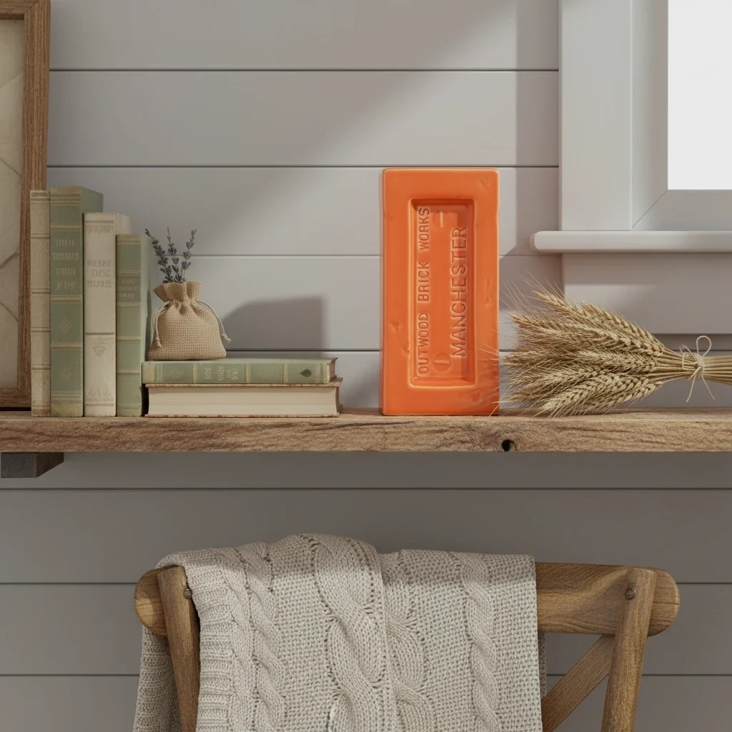 Manchester Brick Vase, Orange - Image 3