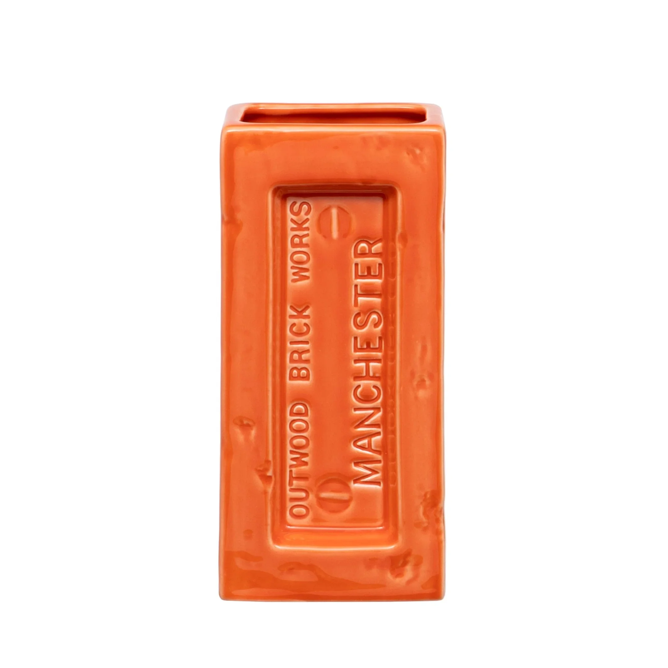 Manchester Brick Vase, Orange - Image 5