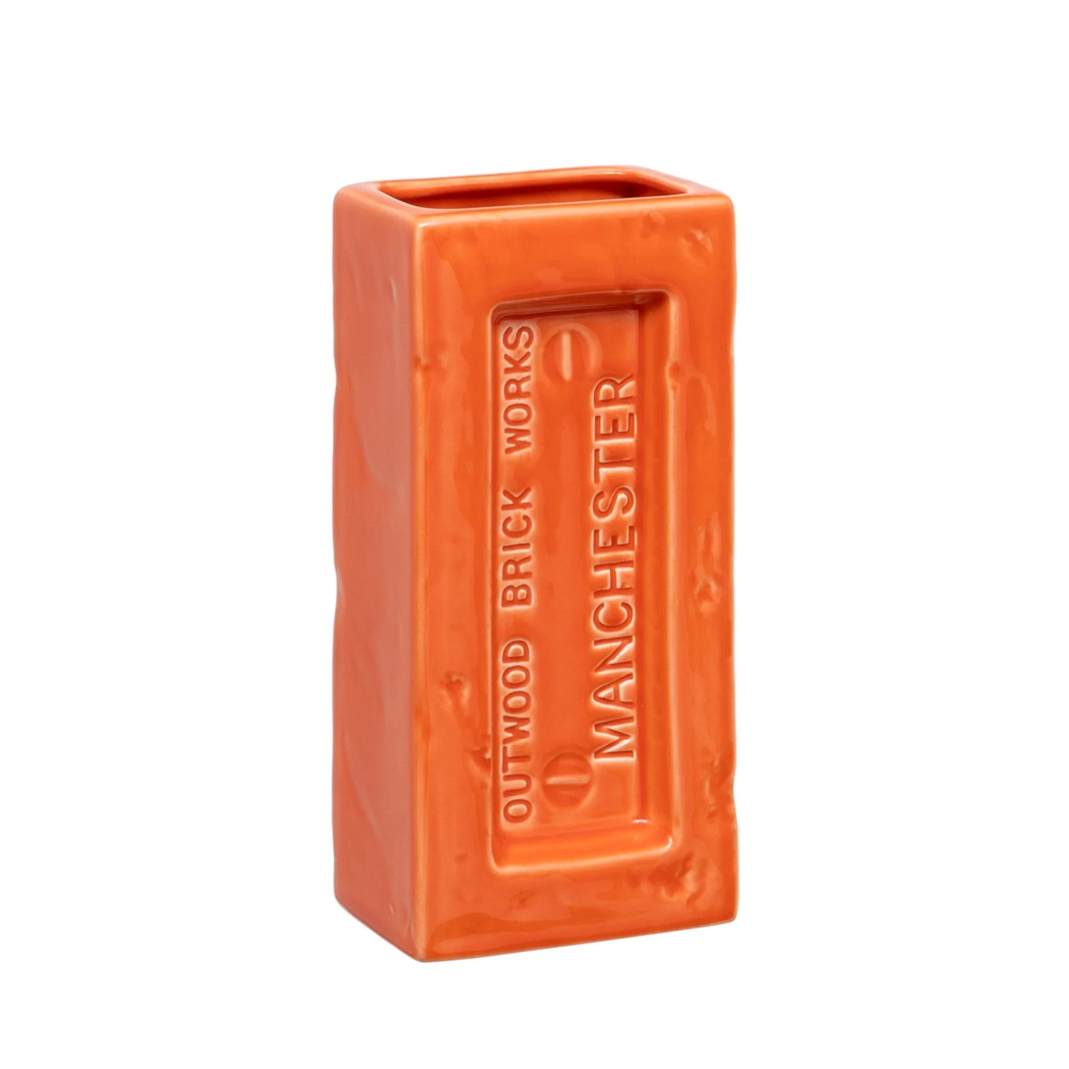 Manchester Brick Vase, Orange - Image 6