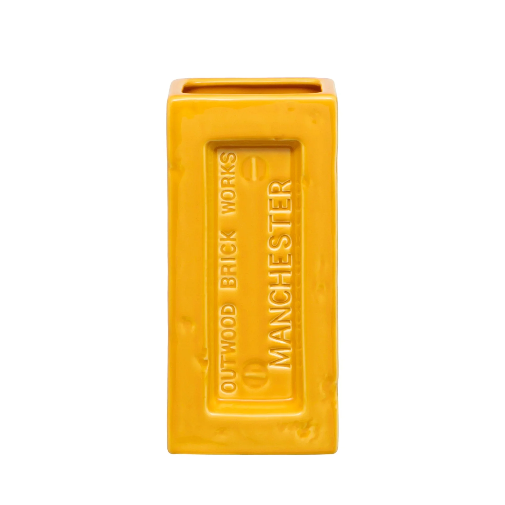 Manchester Brick Vase, Yellow - Image 5