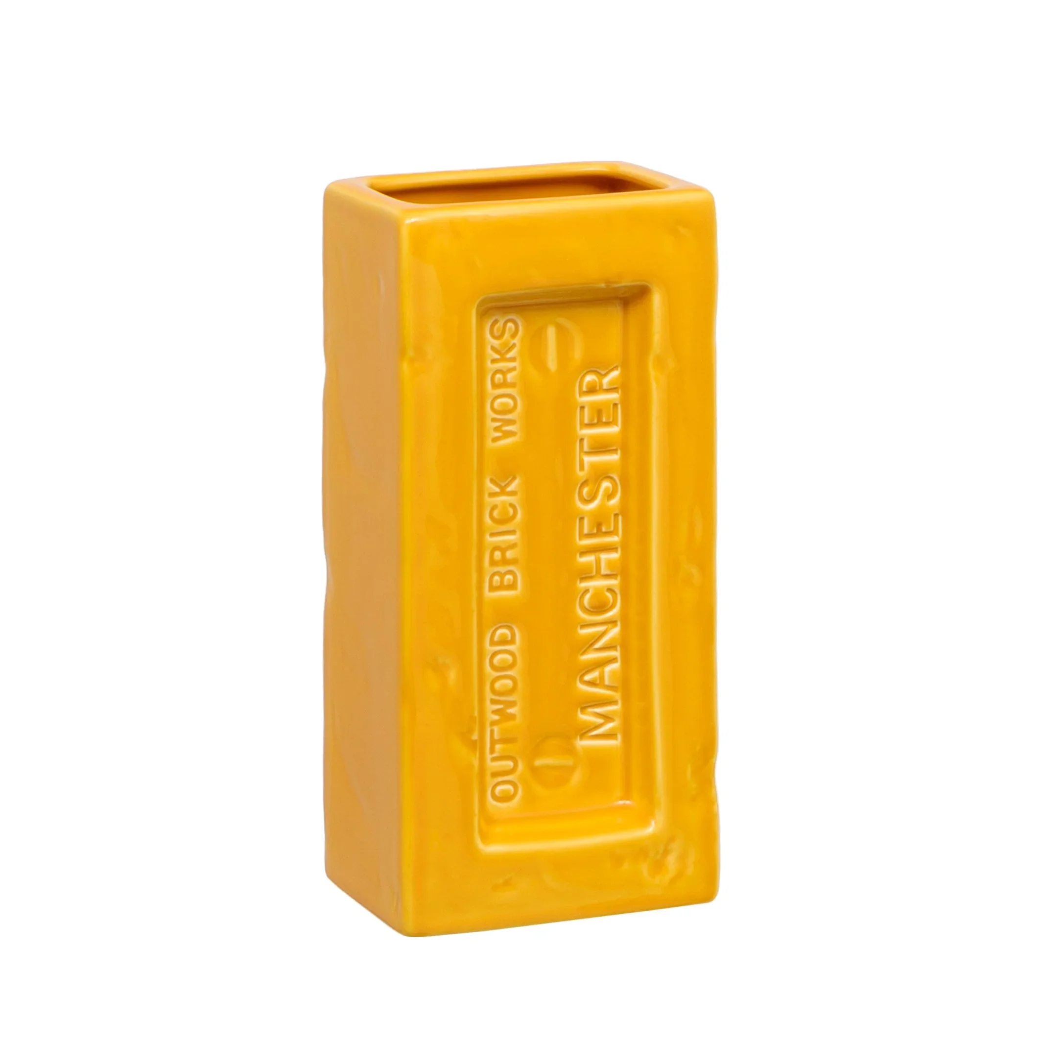Manchester Brick Vase, Yellow - Image 6