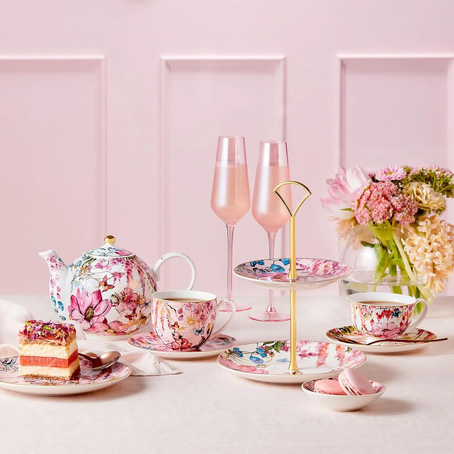 Maxwell & Williams Estelle Michaelides Enchantment 2 Tier Cake Stand - Image 2