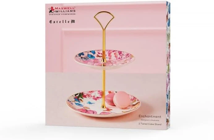 Maxwell & Williams Estelle Michaelides Enchantment 2 Tier Cake Stand - Image 6