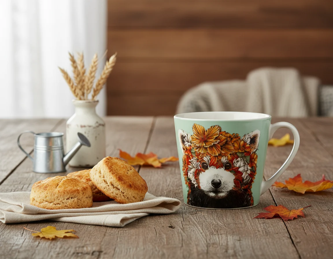 Maxwell & Williams Marini Ferlazzo Wild Planet Mug, Red Panda - Image 3