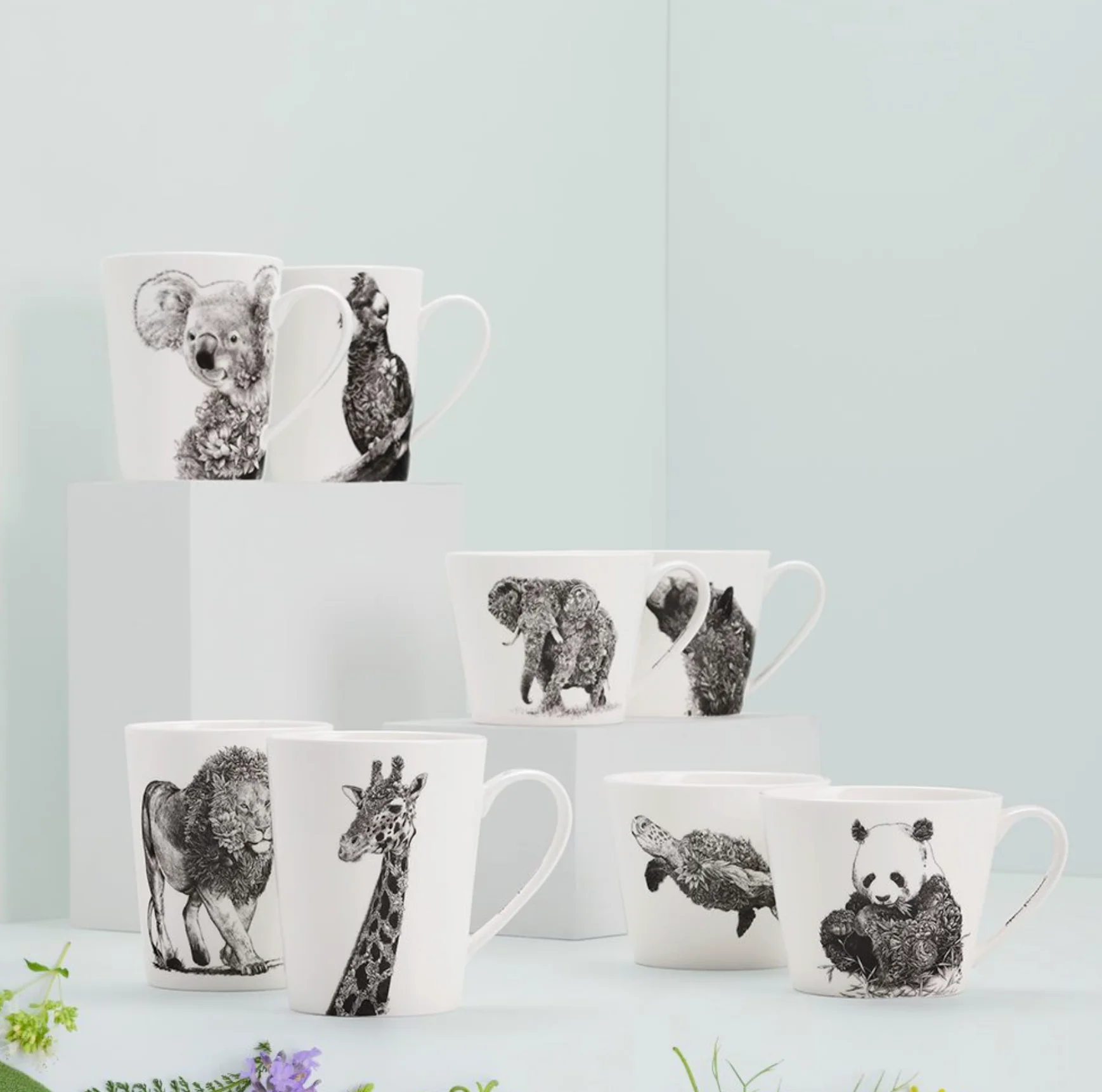 Maxwell & Williams Marini Ferlazzo Wildlife Mug, African Elephant - Image 4