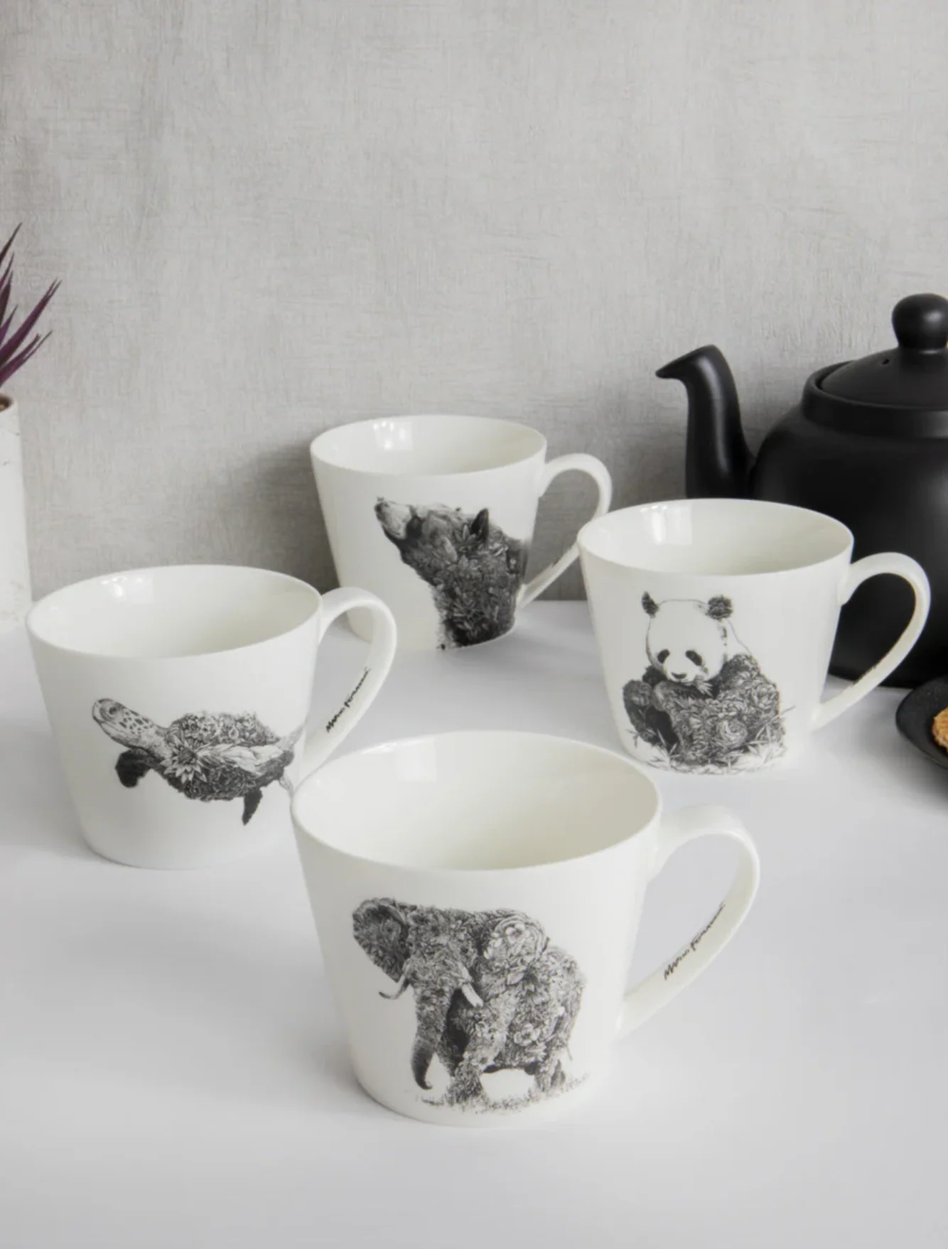 Maxwell & Williams Marini Ferlazzo Wildlife Mug, African Elephant - Image 6