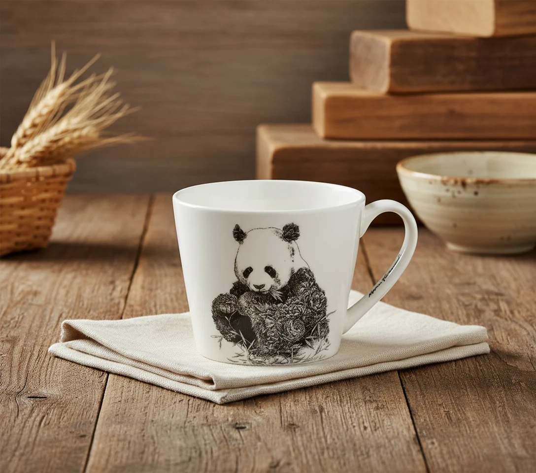 Maxwell & Williams Marini Ferlazzo Wildlife Mug, Panda - Image 2