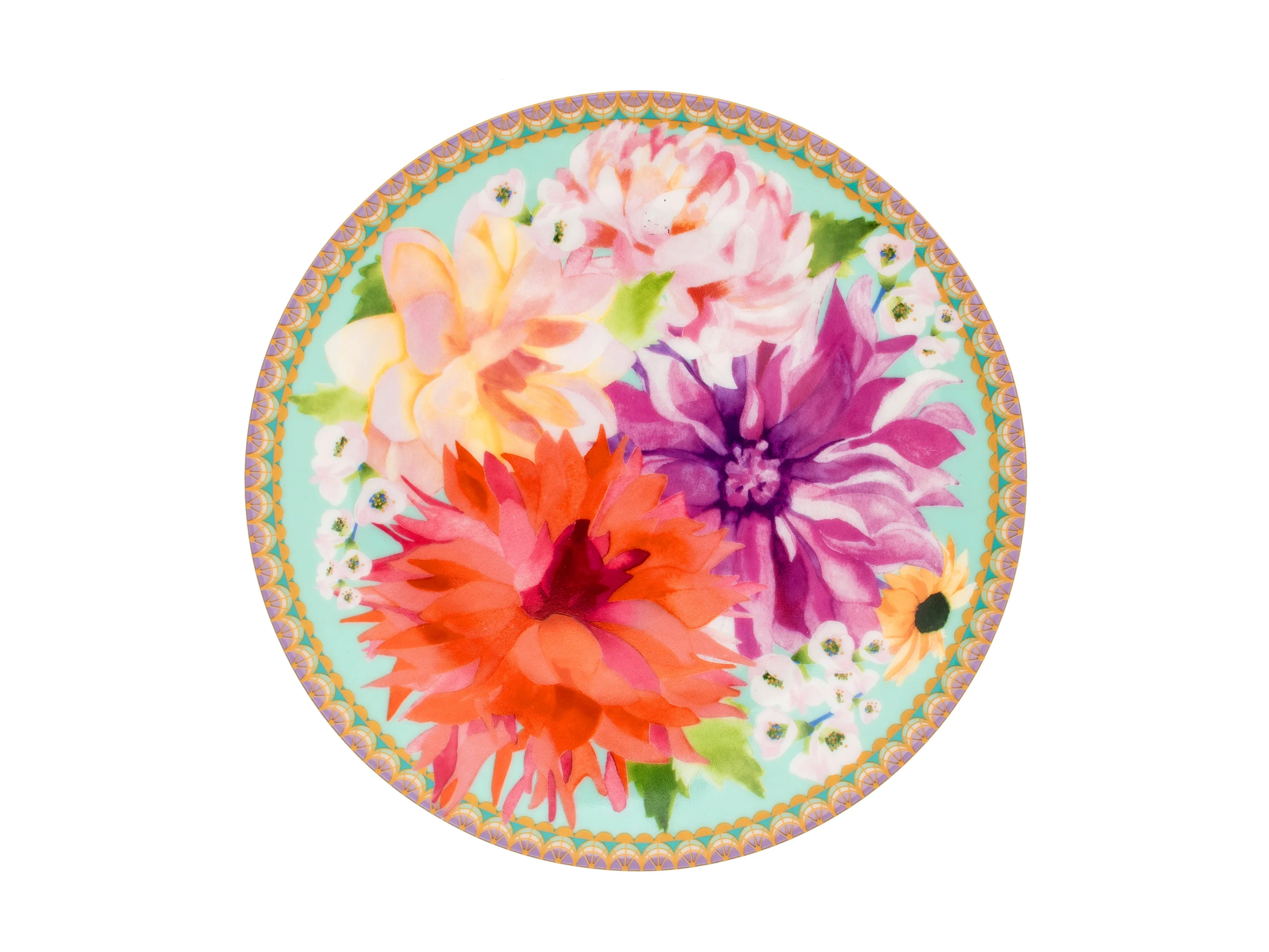 Maxwell & Williams Teas & C’S Dahlia Daze Breakfast Cup & Saucer, Sky - Image 4
