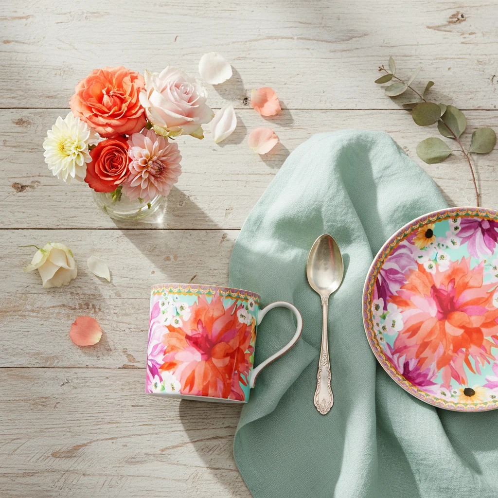 Maxwell & Williams Teas & C’S Dahlia Daze Mug , Sky - Image 6