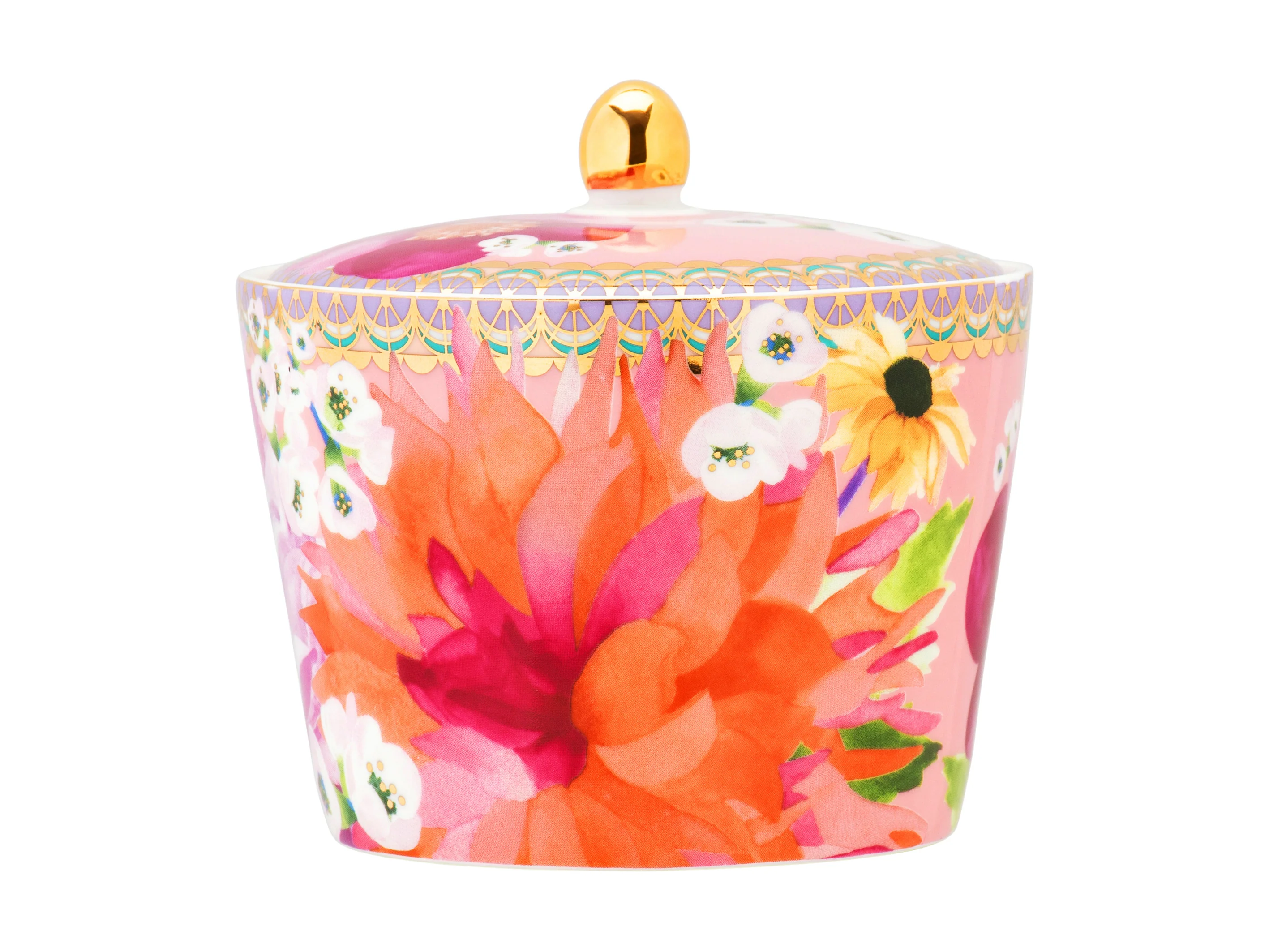 Maxwell & Williams Teas & C’S Dahlia Daze Sugar Bowl, Pink