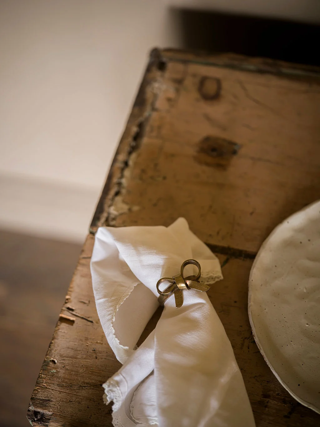Morgan Wright Linen & Lace Napkin, White (Set of 4) - Image 5