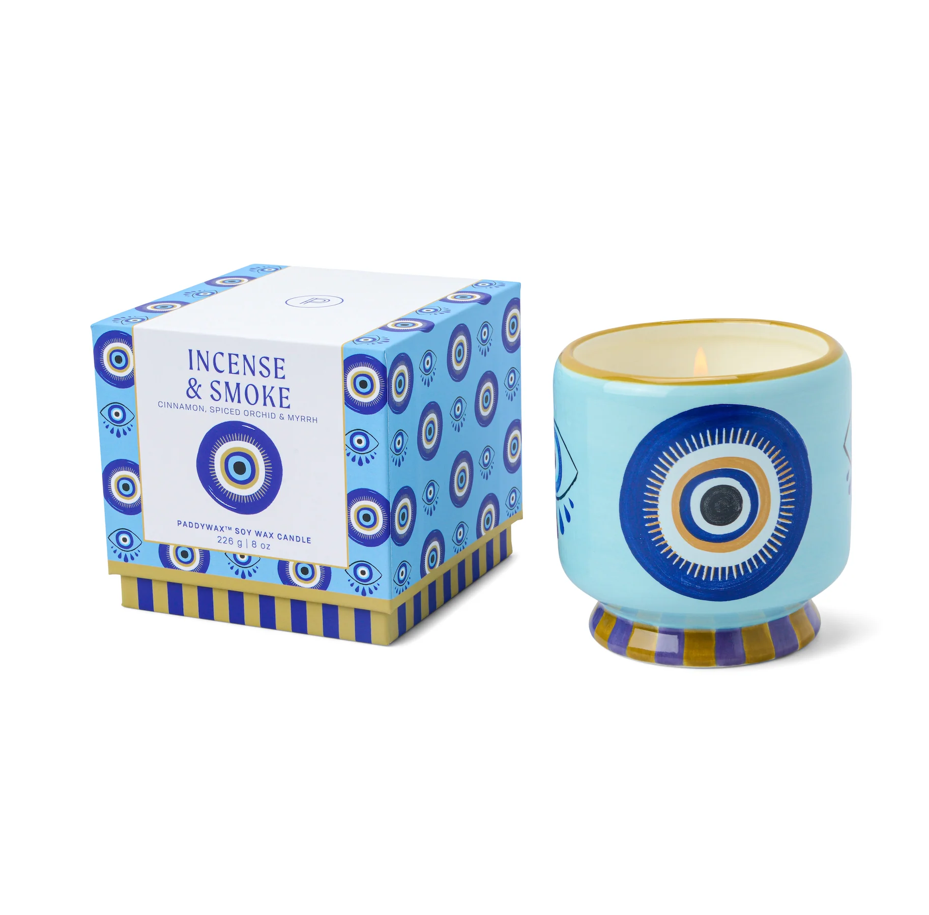 Paddywax A Dopo Eye Ceramic Scented Candle, Incense & Smoke - Image 3
