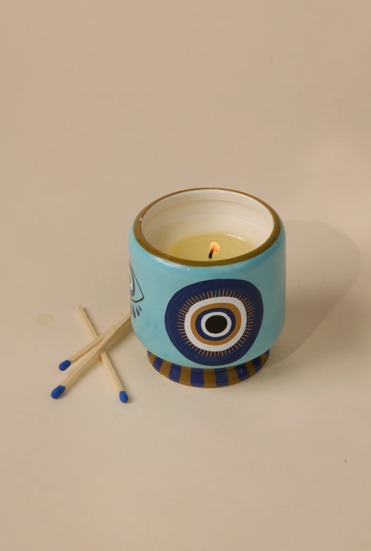 Paddywax A Dopo Eye Ceramic Scented Candle, Incense & Smoke - Image 4
