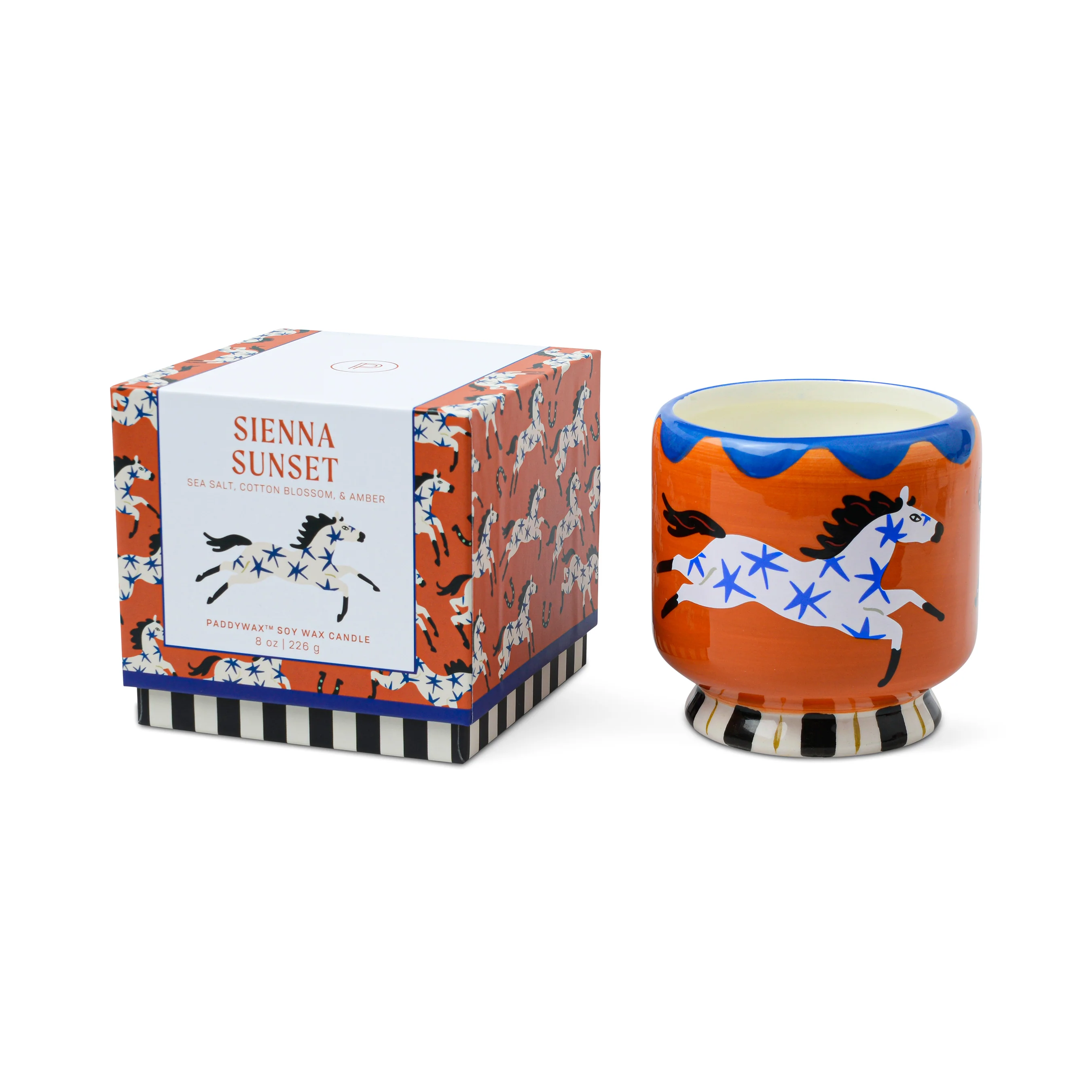 Paddywax A Dopo Horse Ceramic Scented Candle, Sienna Sunset - Image 2