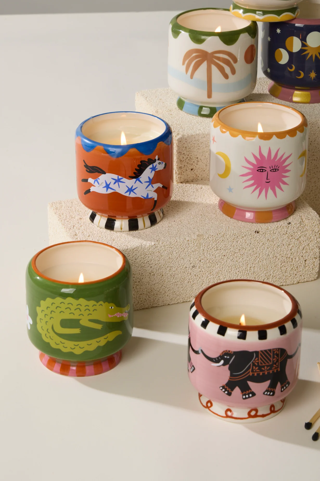Paddywax A Dopo Horse Ceramic Scented Candle, Sienna Sunset - Image 4