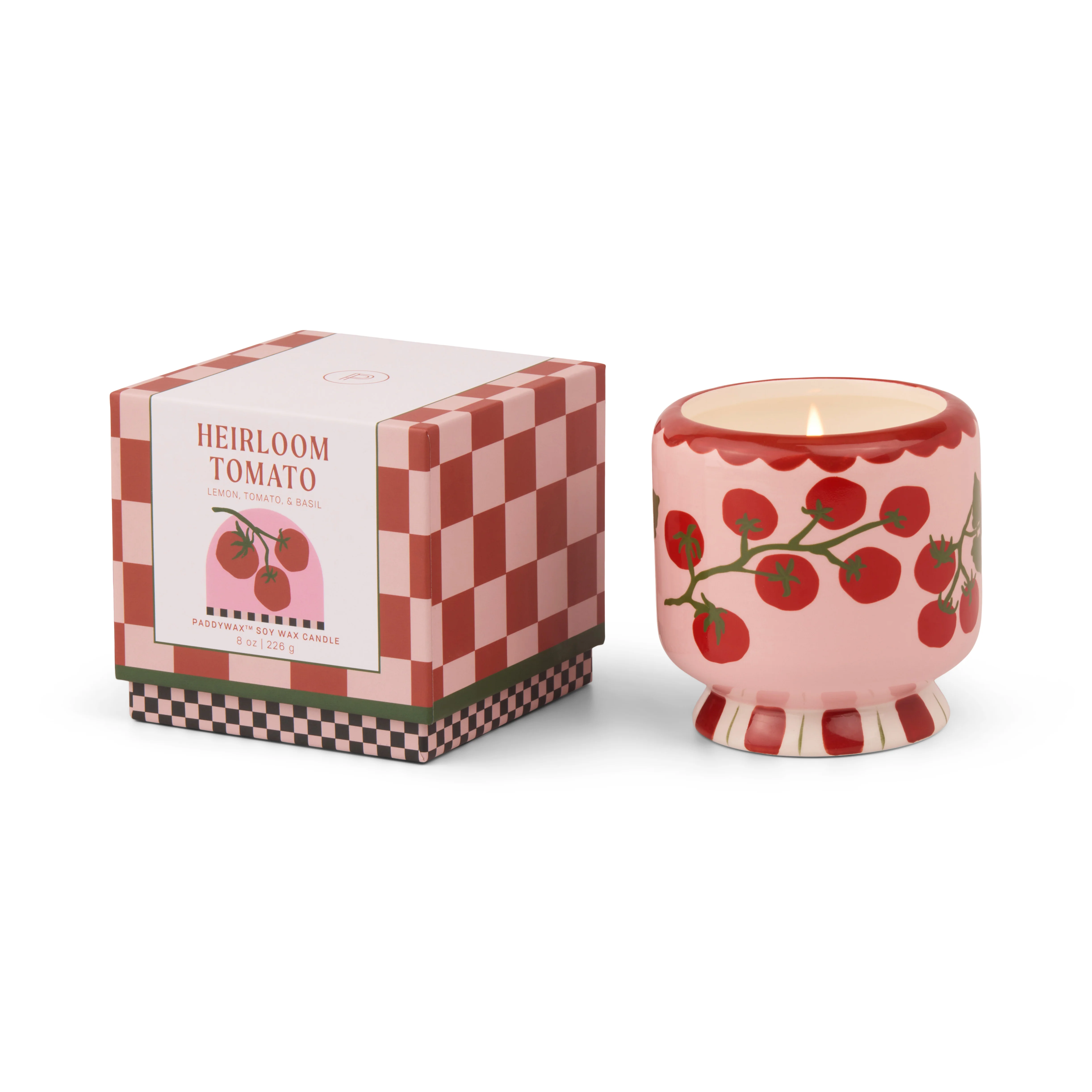 Paddywax A Dopo Heirloom Tomatoes Ceramic Scented Candle, Lemon & Sage - Image 2