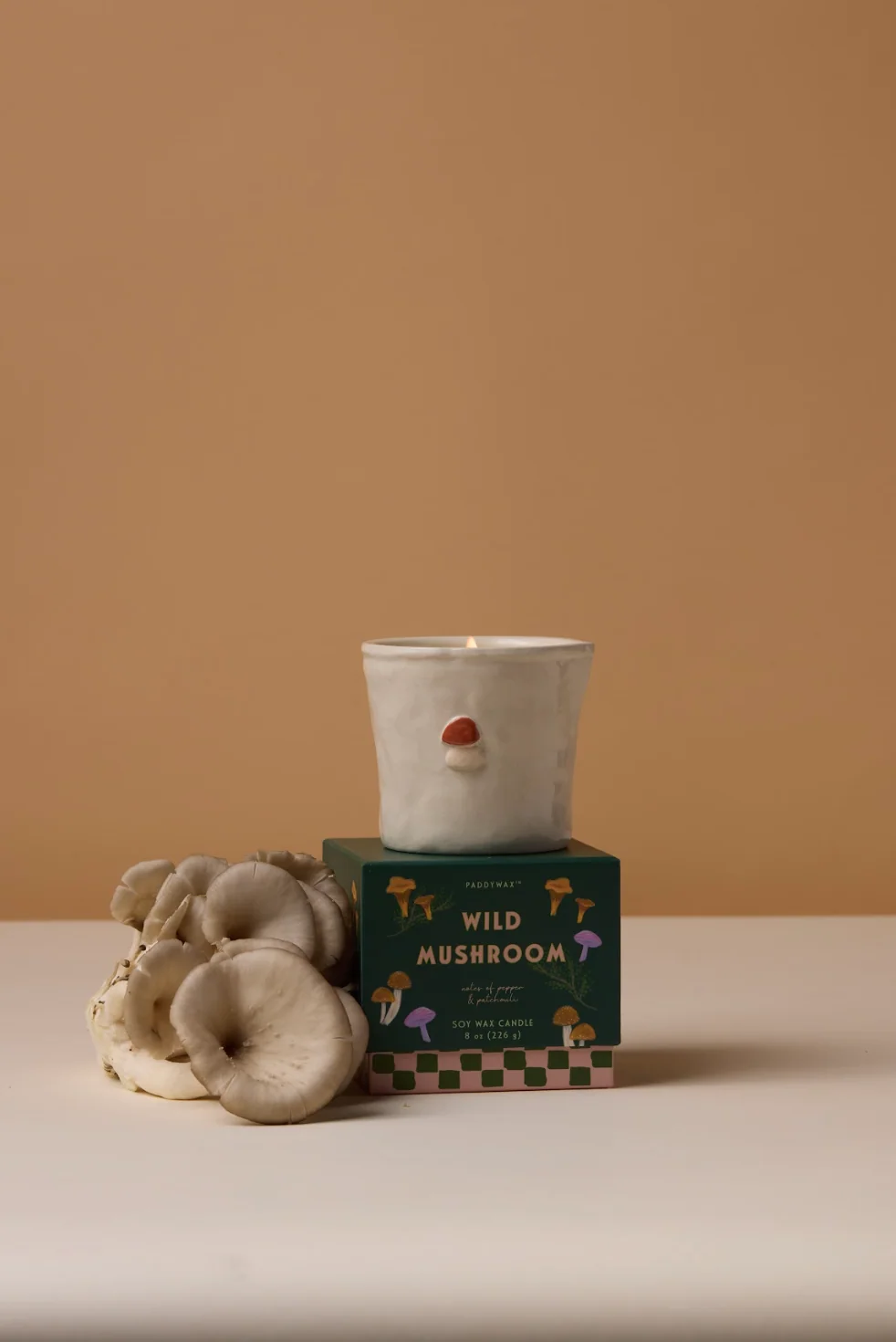 Paddywax Bistro Wild Mushroom Ceramic Scented Candle, Pepper & Patchouli - Image 6