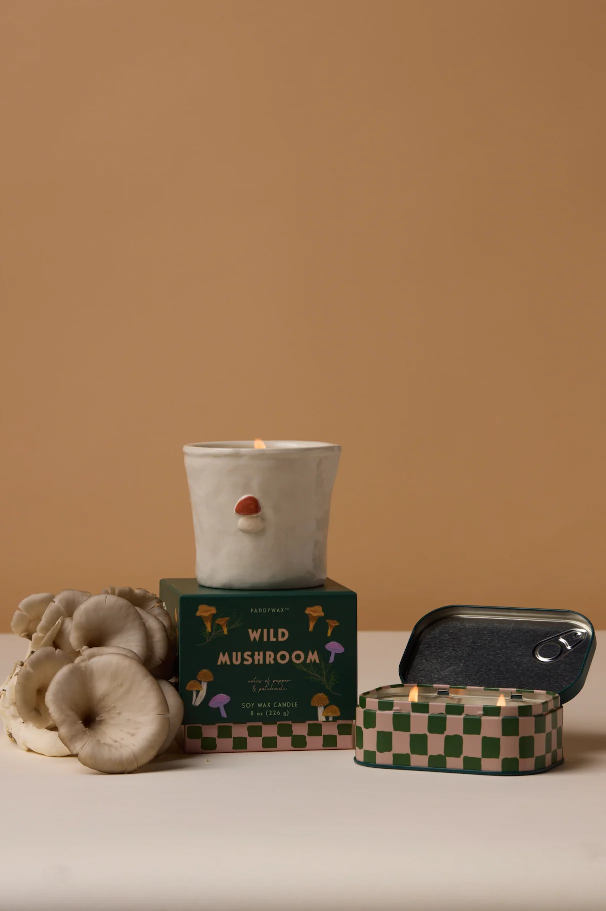 Paddywax Bistro Wild Mushroom Ceramic Scented Candle, Pepper & Patchouli - Image 7