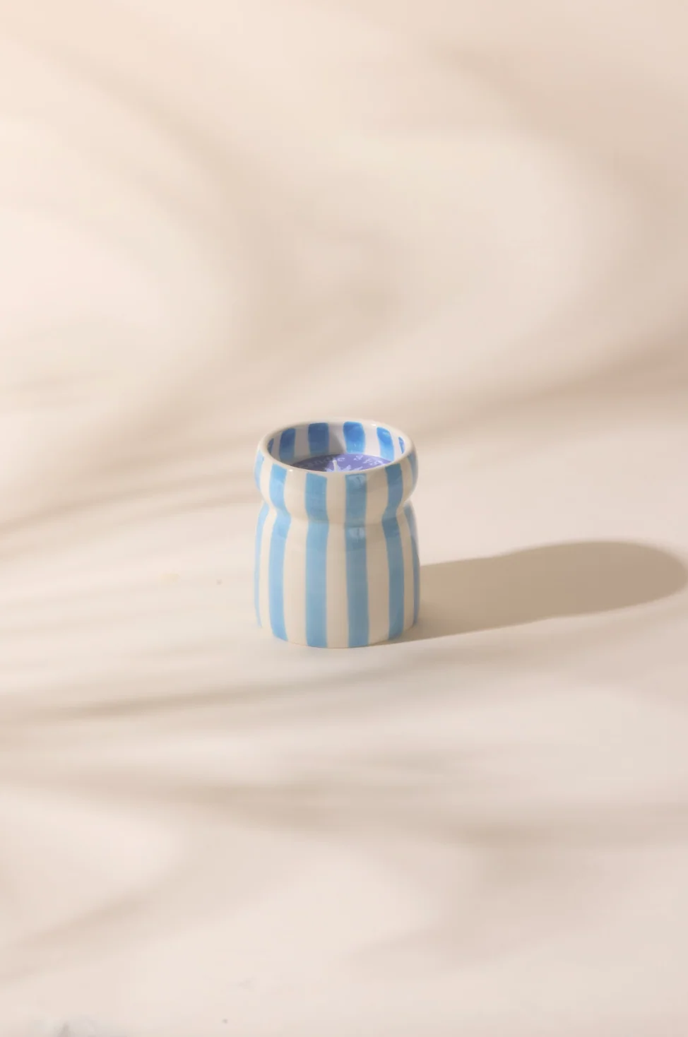 Paddywax Cabana Blue Ceramic Scented Candle, Lost At Sea - Image 3