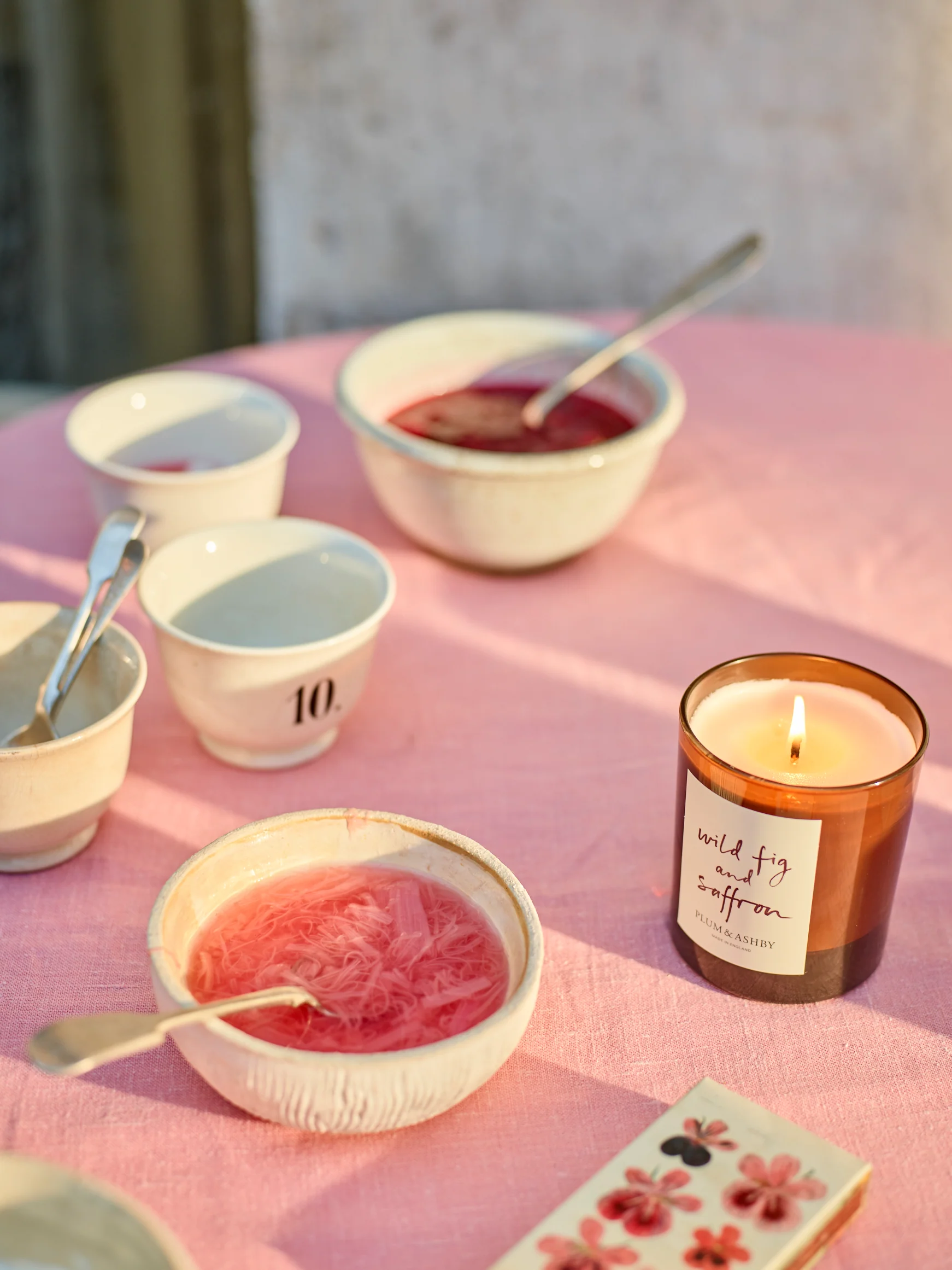 Plum & Ashby Scented Candle, Wild Fig & Saffron - Image 3
