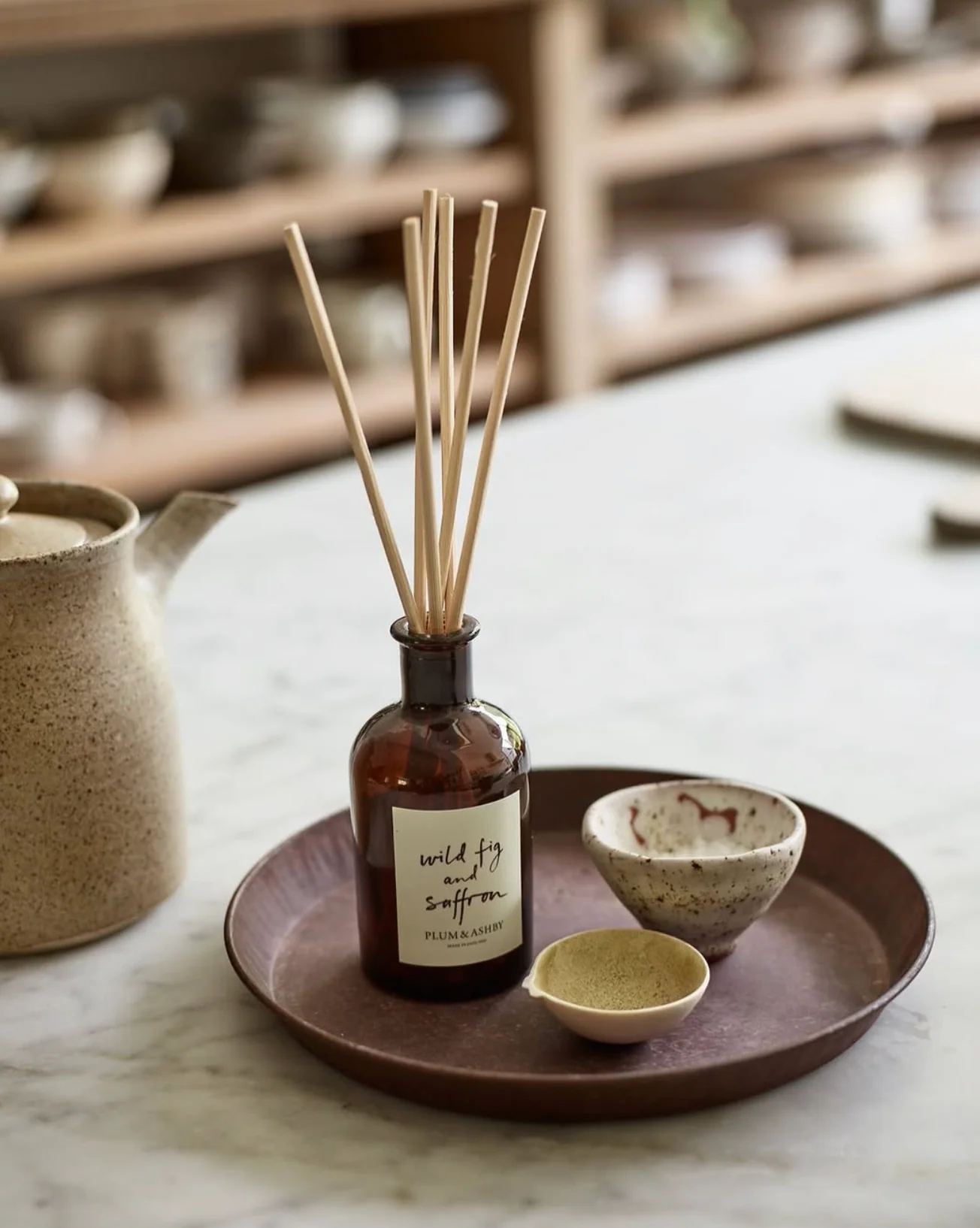 Plum & Ashby Reed Diffuser Wild Fig & Saffron - Image 2