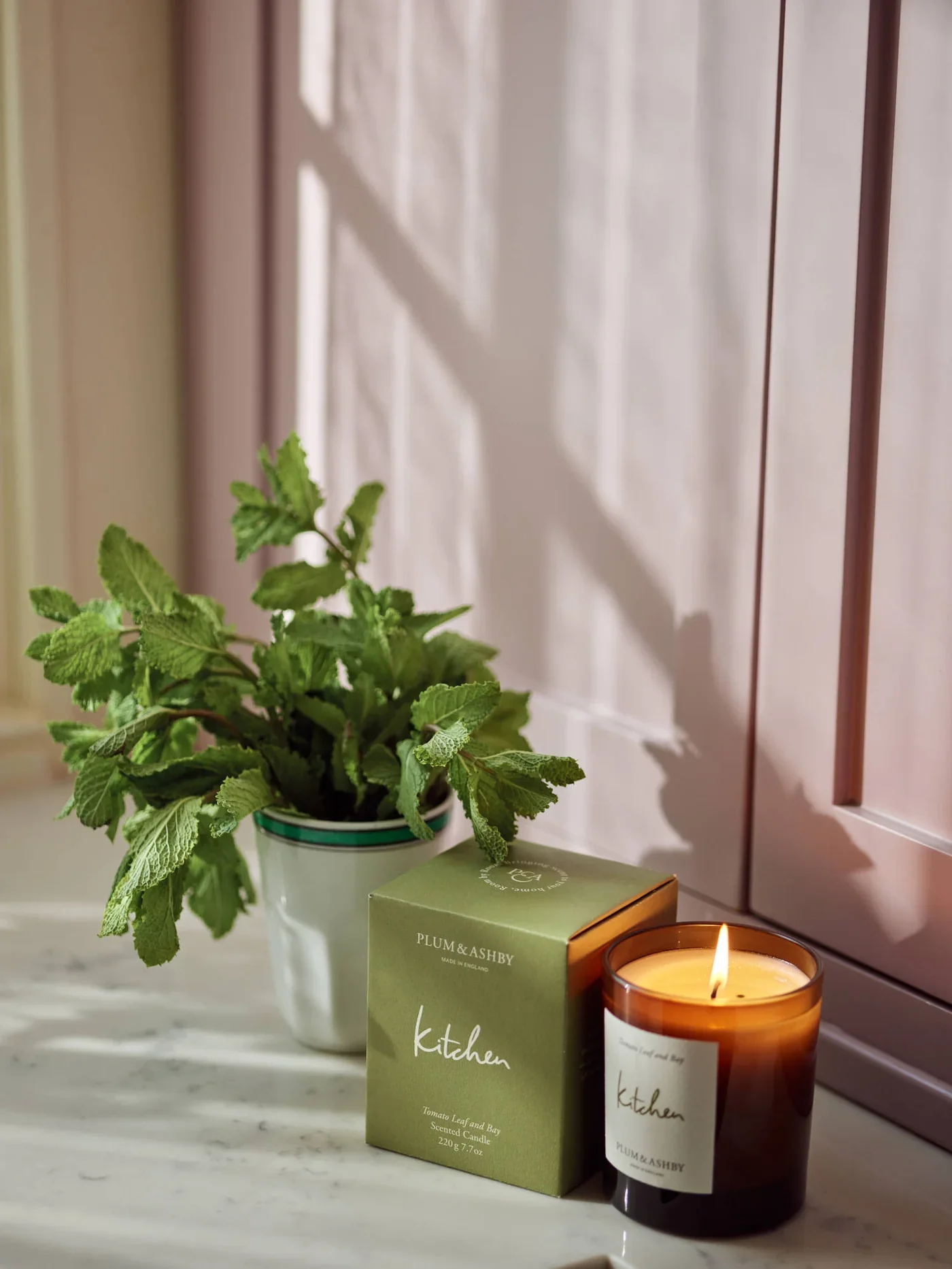 Plum & Ashby Scented Kitchen, Tomato Leaf & Bay Scented Votive - Image 5
