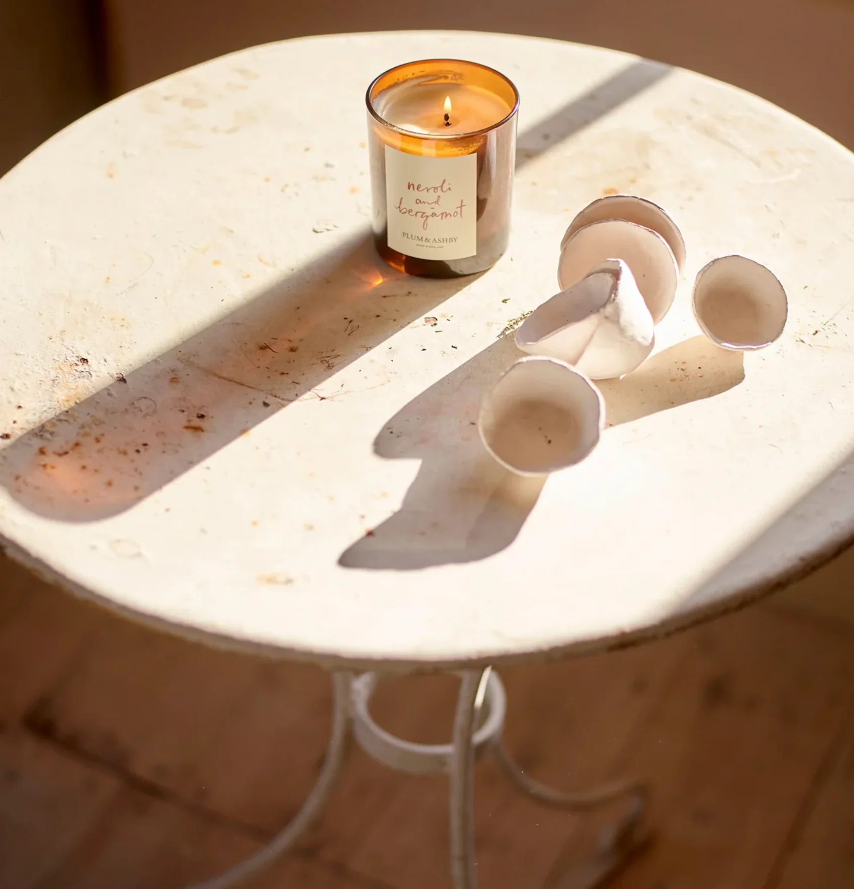 Plum & Ashby Scented Votive, Neroli & Bergamot - Image 3